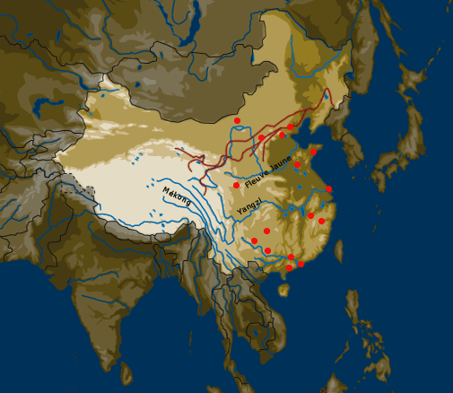Carte de Chine