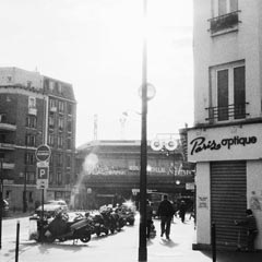 Walk in Paris in black & white